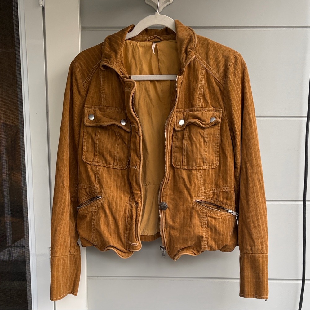 Free people Brown Corduroy Jacket S - Picture 9 of 9